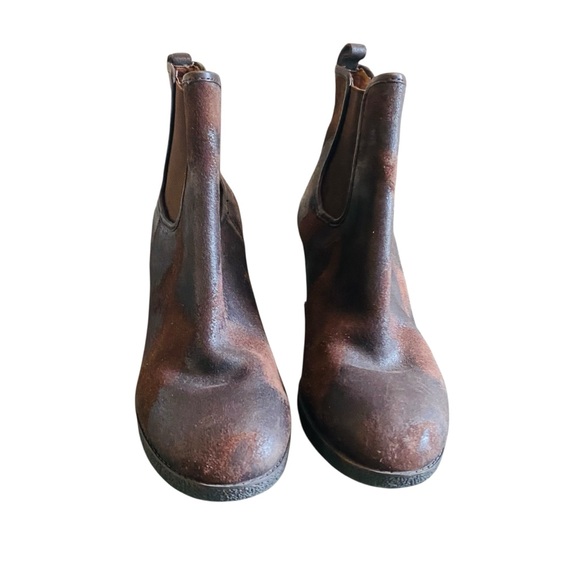 Donald J. Pliner Dillon Wedge Espresso Ankle Boots 9 - Picture 6 of 9